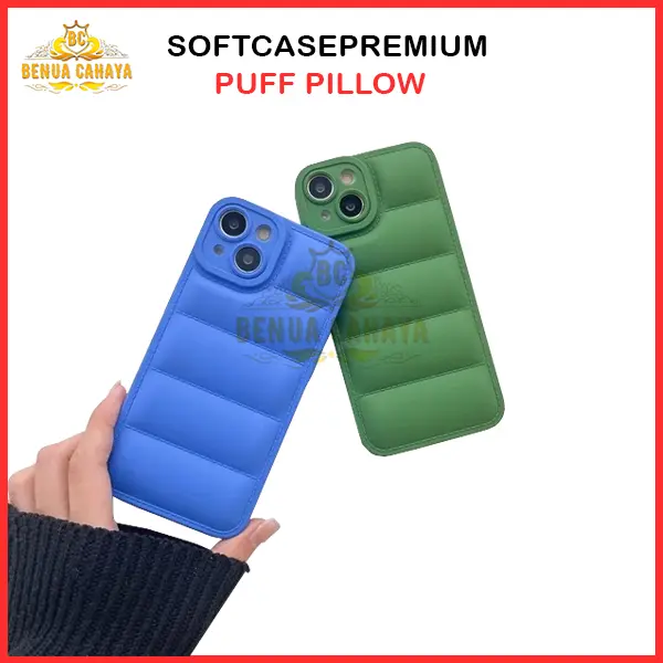 CASE BANTAL TECNO SPARK GO 2023 PREMIUM PUFF PILLOW SOFTCASE - BENUACAHAYA