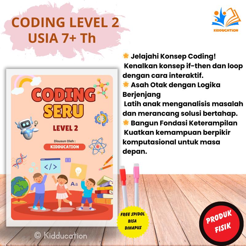 Buku Coding Anak SD Kelas 3+ Worksheet Belajar Algoritma Kompleks ...