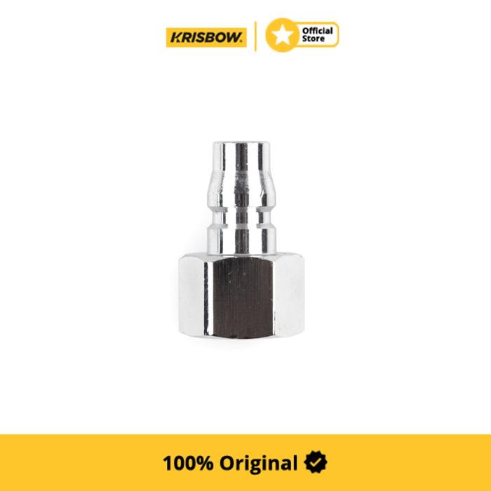 Gambar Krisbow Air Quick Plug 46089 Inch Pf-30 Crpf30 Fitting Angin Pneumatic Connector Kompresor Workshop dari Krisbow Official ID Kab. Bekasi Tokopedia