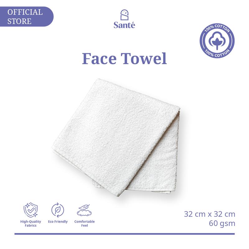 [1 + GRATIS 3] Handuk Wajah Higienis - Bersertifikasi Anti Bakteri Cegah Jerawat - 60 GSM Standar Hotel Bintang 5 2