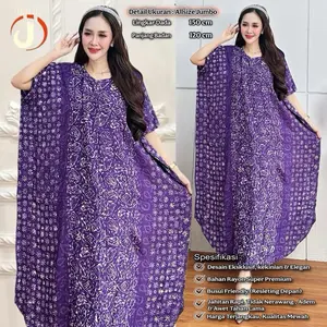 DASTER KALONG PAULA LD 150 CM PB 120 CM RAYON SUPER TEBAL JUMBO BUSUI