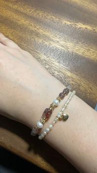 Product Review of Miley Mini Freshwater Pearl Bracelet by JUERIE handmade jewelry from m** ** 0