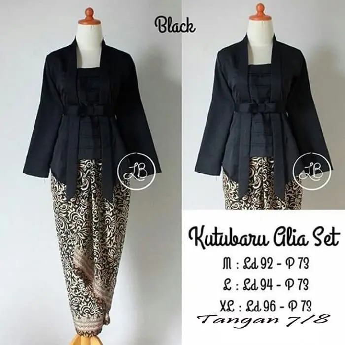 Setelan Kebaya Kutubaru Pita / Kebaya Modern Floy 4