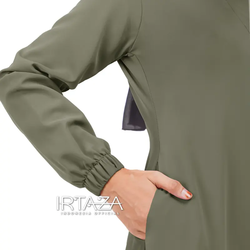 Vinolia Dress Gamis Polos Slim Fit Premium Marbella Silk Barbara Silk 4