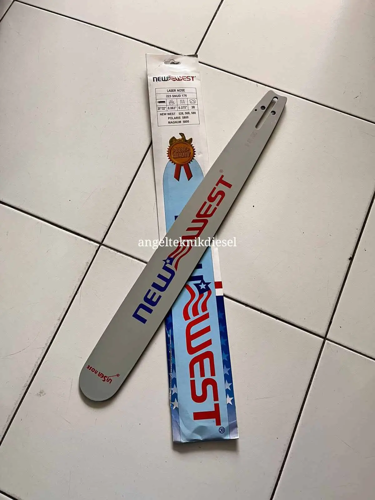 BAR 22 INCH NEW WEST UNTUK GERGAJI MESIN CHAINSAW