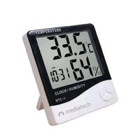 Gambar Mediatech Temperature & Humidity Meter Clock & Calender / Thermometer Ruangan HTC 1 - B19009 dari Mediatech Travel Gadget Kota Administrasi Jakarta Utara 2 Tokopedia