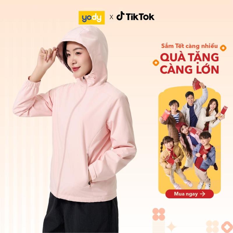 YODY Áo Khoác Nữ Mũ Liền Lót Lông AKN7015