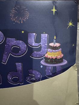 Product Review of 3D Fireworks Pop Up Birthday Cake Card, Happy Birthday Music & Blowable LED Light & Personalized Digital Birthday Ages For Women Mom Husband Men Grandma Kids Wife Pop Up Fireworks Birthday Card happy  birthday  card from Z**r 1