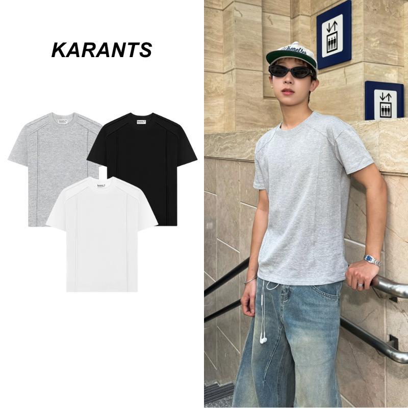   Cleanfit  Áo thun trơn Karants Form Cleanfit Tôn Dáng Vải Em Pé Dành Cho Người Lớn Chất Liệu Cao Cấp Mềm Mịn - KR290 