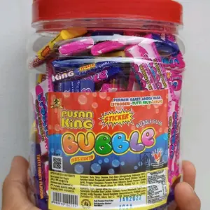 PERMEN KARET KING BUBBLE GUM RASA BUAH 250GR (ISI 100PCS) MANIS LEZAT HALAL