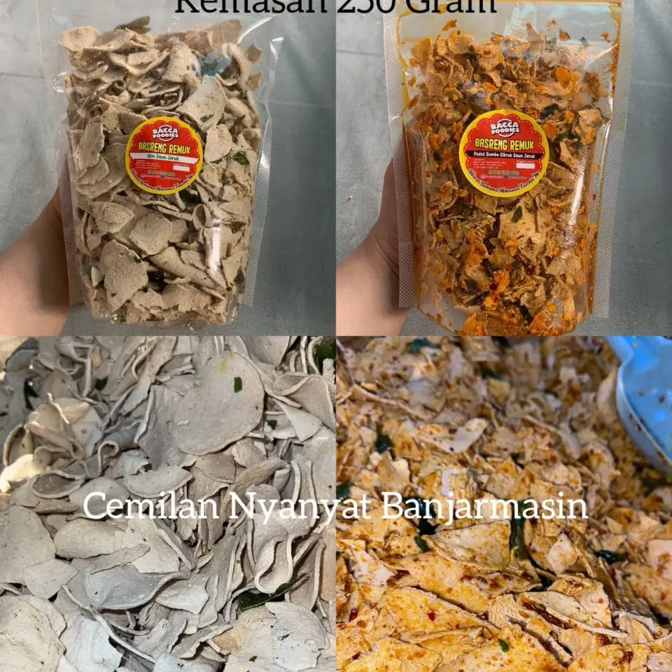 [250 Gram] Cemilan Basreng Remuk Viral By Racca Foodies