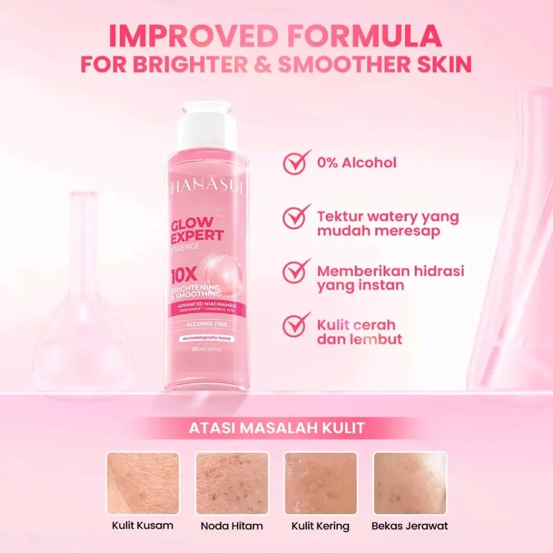 Hanasui Glow Expert Essence Toner 105ml 6