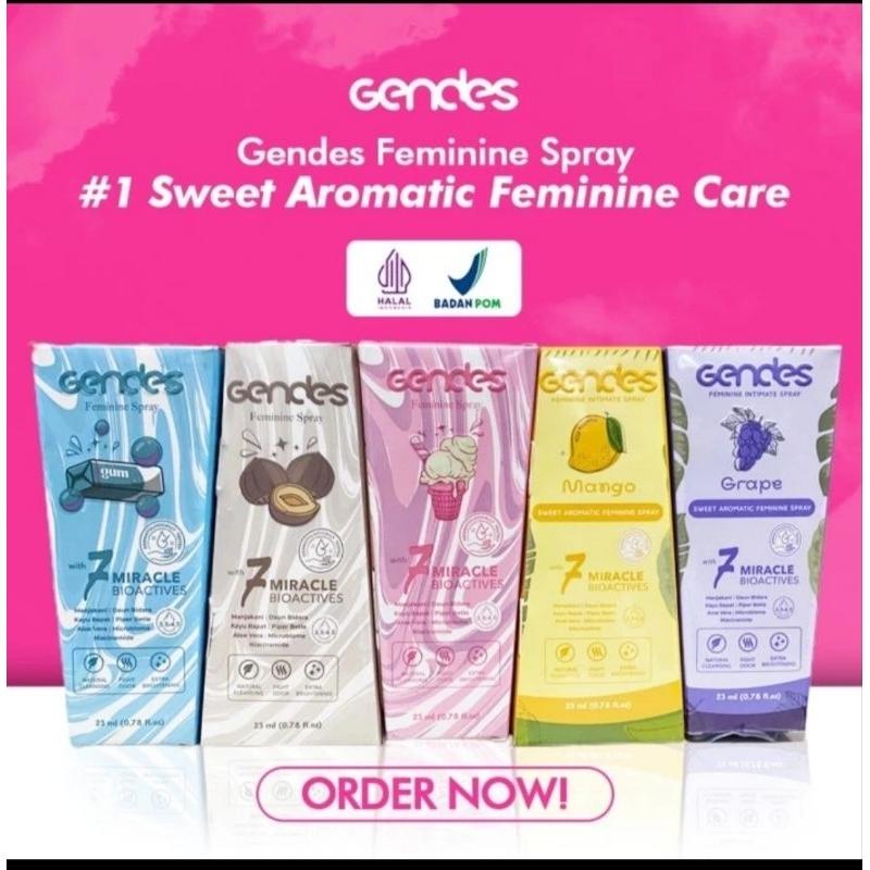 GENDES SWEET AROMATIC FEMININE CARE SPRAY | Menghilangkan keputihan| mengatasi rasa gatal dan kulit kering| mencerahkan| mengencangkan - Halzenut