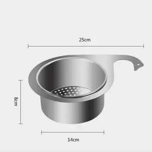 Rak Saringan Sudut Wastafel Stainless Rak Saringan Sudut Wastafel/Swan Drain Basket Saringan Sudut Keranjang Cuci Sayur Saring Cuci Piring Stainless Stainless Kitchen Saringan Wastafel Rak Saringan Wastafel Multifungsi