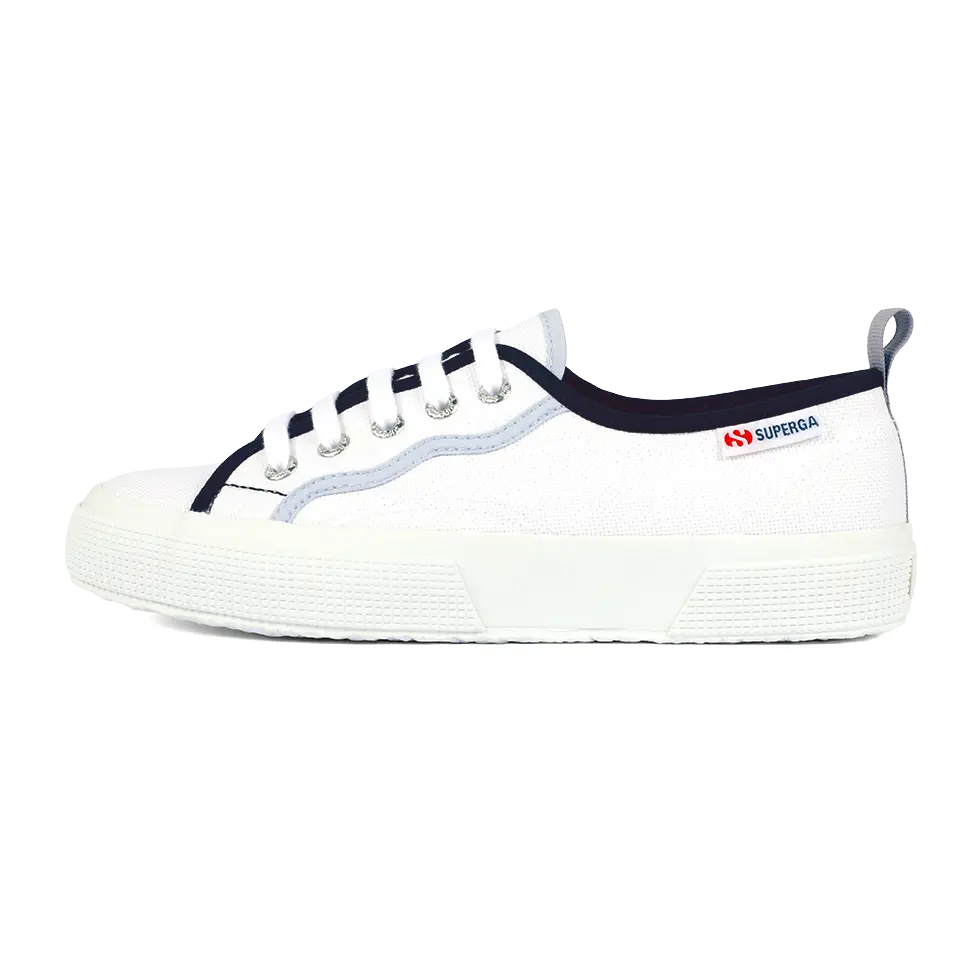 Superga 2750 Curly Bindings Shaded Blue