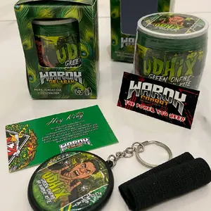 Gelasan Warok x Udhix Matot Bahan Hijau 1600yard size 0,23