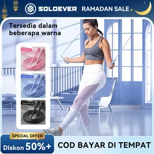 SOLOEVER Speed Jump Rope – Anti-Slip Handles, Adjustable Length, Tali Skipping Freestyle, Ideal for Workout & Fat Burning, Outdoor