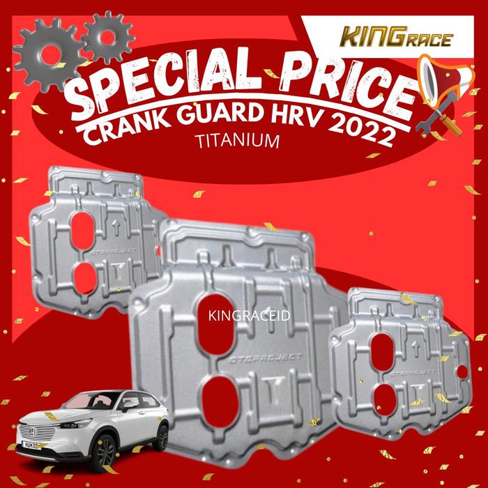 Gambar OTOPROJECT - CRANK GUARD ALL NEW HRV 2022 UP - TITANIUM dari KING RACE AKSESORIS MOBIL Kota Administrasi Jakarta Utara Tokopedia