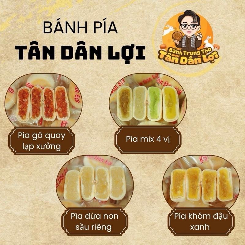  Bánh Pía   tự chọn   Nhân Đậu Xanh Sầu Riêng Khoai Môn Sầu Riêng Dừa Sữa Sầu Riêng Đậu Xanh Lá Dứa Khóm Gà Quay Lạp Xưởng 400g  500g  1kg- Tân Dân Lợi Food Cake 