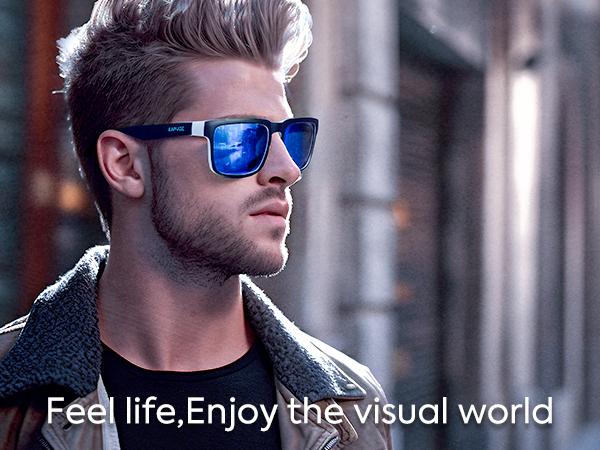 Product Introduction of SCVCN Polarized Sunglasses Men Women Sunglasses UV400 Outdoor Sports Driving Fishing Running Motorcycle Hiking Riding Goggles Hiking Surfing and Sunbathing Vacation Eyewear 5