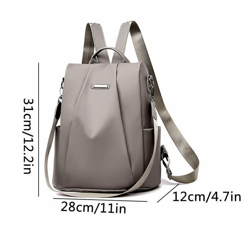 Fashion Large Capacity Women School Shoulder Bag Anti-Theft Backpack Waterproof Rucksack Travel Satchel 2