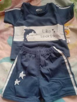Product Review of (80-130cm) 0-6yrs Terno Short Sleeved Baby Kids Terno Set Outfit For Boy Girl T-Shirt Shorts Shirt Shorts Pattern Casual Pullover Children Suits Sando Sleeveless Nightwear Sleepwea R from B**💖 2