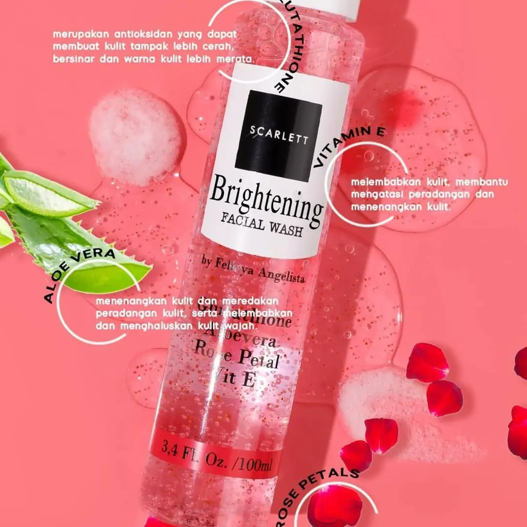 Scarlett Facial Wash Brightening Original by felicya