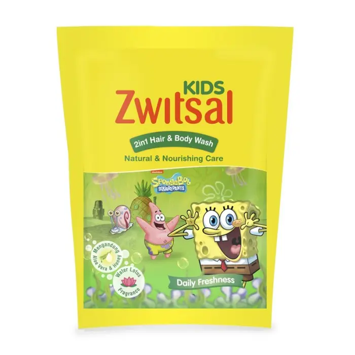 Zwitsal Kids 2in1 Hair & Body Wash Natural 250ml 0
