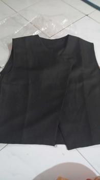 Product Review of Syifa Kemeja Rompi Basic Wanita Vest Premium Kancing Busui Atasan Casual women from a** 0