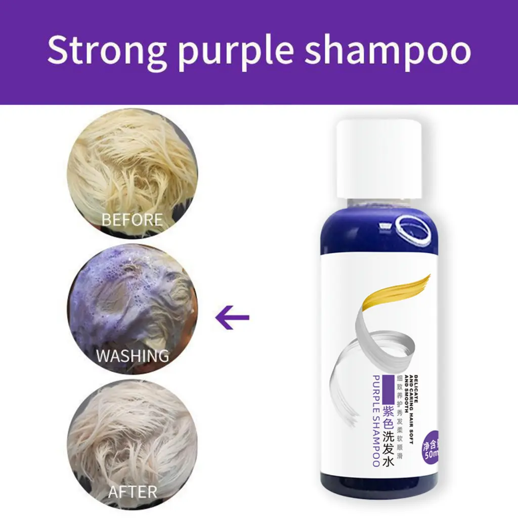 Xadnywa Purple-color Shampoo for Hair Color Protection Lock Color Shampoo Vibrant Purple Color Shampoo for Gray Hair Banish Yellow Tones Lock Color Salon Quality for Home Use