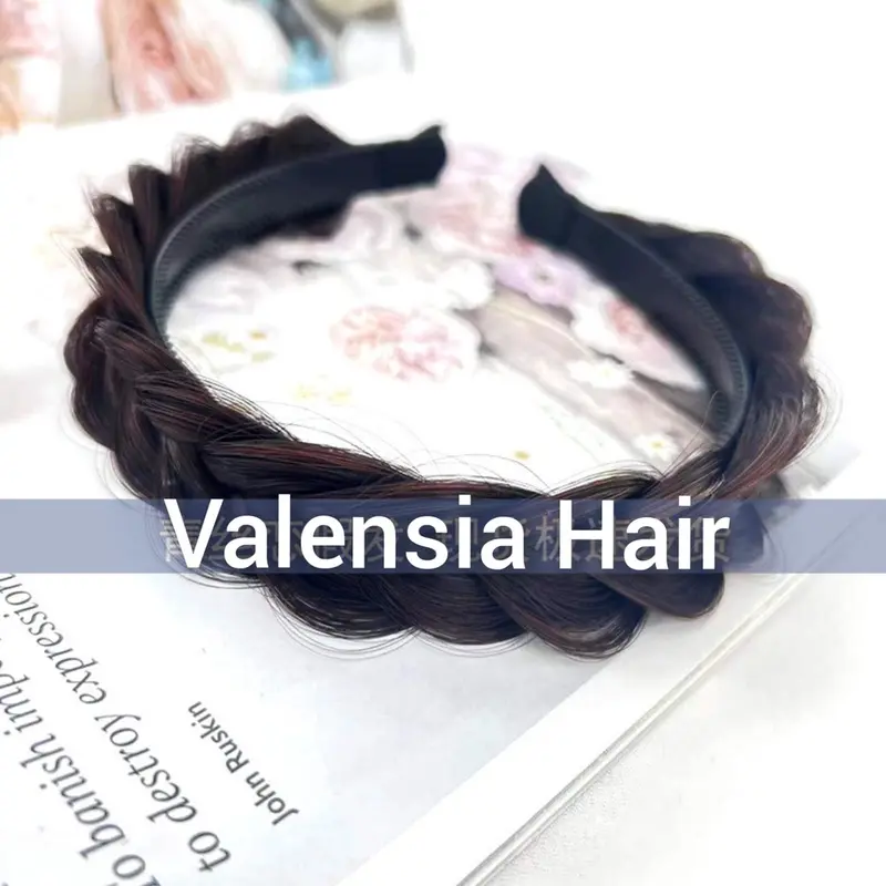 hairclip bando rambut kepang murah 7