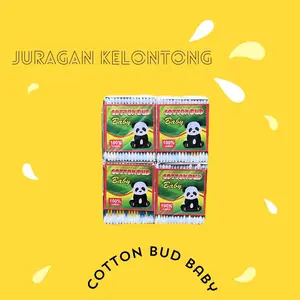 [ 1 LUSIN ] COTTON BUD BABY KOPONG / KATENBAT / KOREK KUPING BABY / KOREK KUPING BAYI DAN ANAK