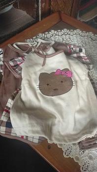 Product Review of 3 PASANG STELAN KOMBI COKLAT KANTONG ANAK PEREMPUAN 0-6 BULAN/BAJU BAYI poliester Parsel Cewek Katun from و**ن 0