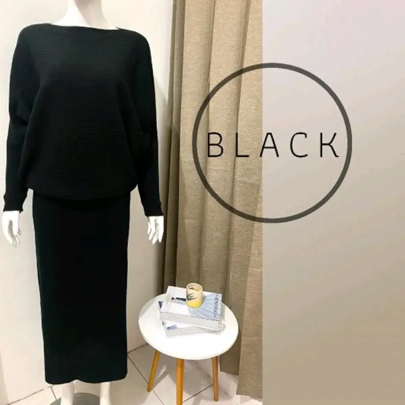 Setelan rajut oversize knit set Tokotin 4