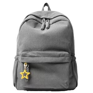 FV BAG#120 KOREAN FASHION CANVAS 16INCHES SCHOOL BACKPACK UNISEX