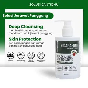CANTIQMU Bidara Body Wash - Sabun Mandi Cair Antiseptik Jerawat Punggung & Kulit Gatal BPOM 250ml