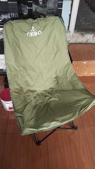 Product Review of OKGO Kursi Lipat Camping Kursi Malas Camping Kursi Lipat Pancing Camping Fishing Chair High Back Folding Chair Outdoor Outdoor bahan oxford  furnitur berkemah metal garansi produsen  warna polos beige baja karbon tinggi from F**i c**t 0