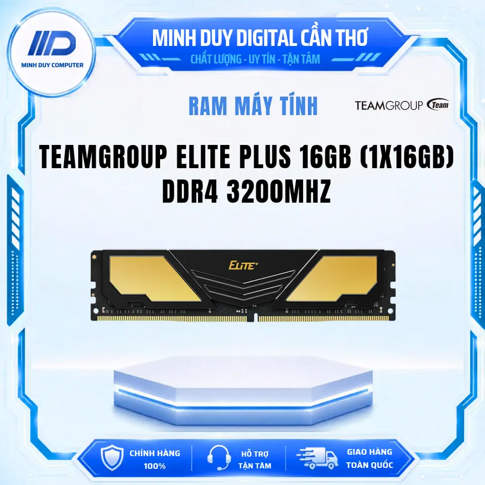 RAM TEAMGROUP ELITE PLUS 16GB (1x16GB) DDR4 3200MHz - Hàng Chính Hãng Bảo Hành 3 Năm