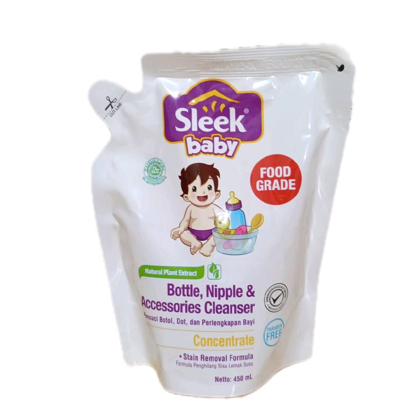 sleek baby bottle nipple accessories cleanser 450 ml 3