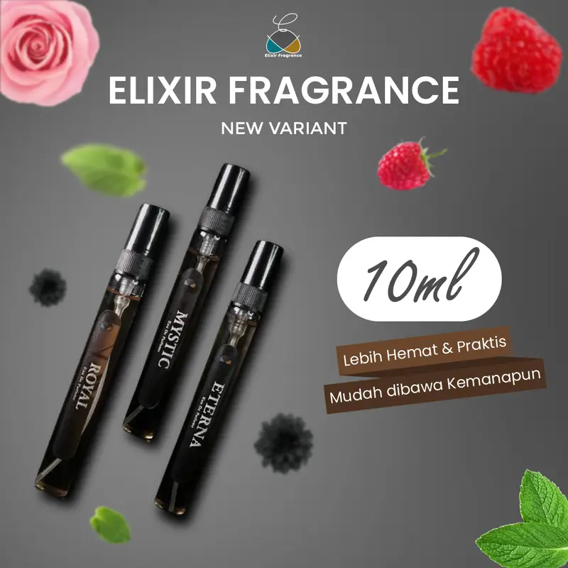 ELIXIR FRAGRANCE Special Sale Bundle 3pcs Varian Termurah 30ml EDP Wangi Perfume Elegant Kosmetik 1