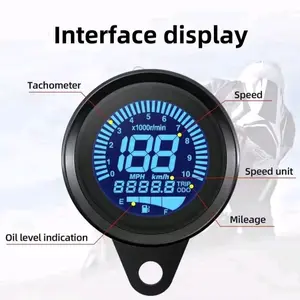 spidometer led 3in1 indikator bensin rpm spido led digital ampere bensin digital plus spido spidometer digital rpm digital ampere bensin digital Motorcycle
