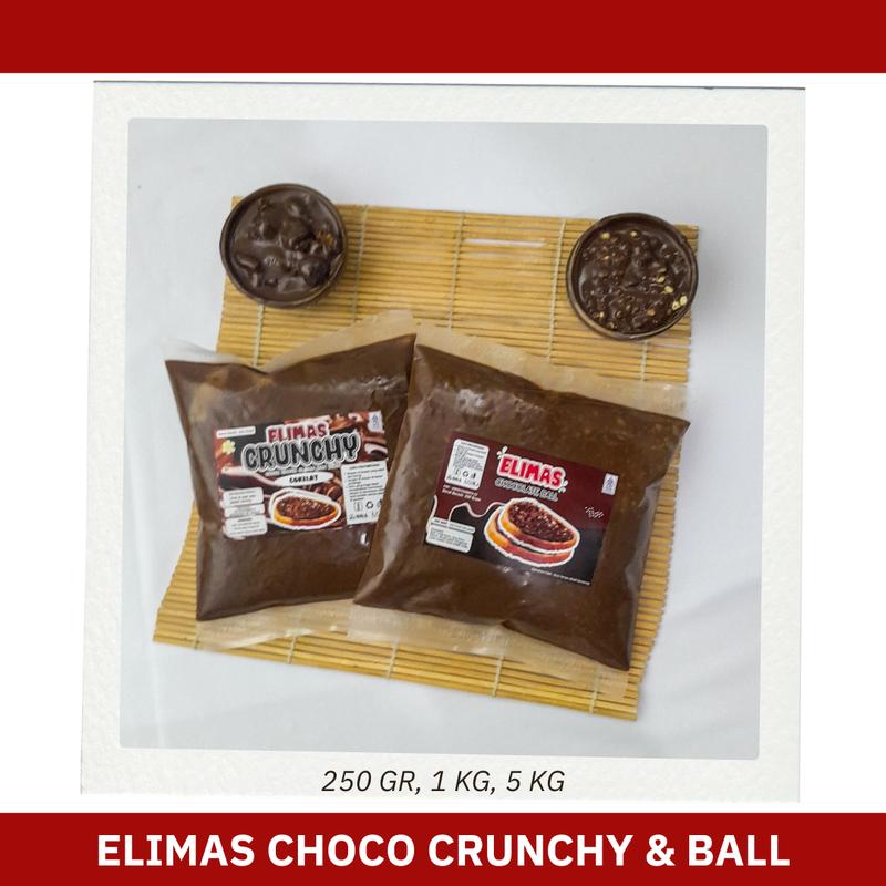250 Gr Elimas Choco Crunchy dan Choco Ball Snacks Cokelat - Shop ...