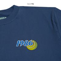 Gambar CLUB of 1986 20s TENNIS CLUB T-SHIRT / Kaos Tennis Retro Vintage Cotton 20s - Denim Blue, M dari Club of 1986 Kota Bandung 3 Tokopedia