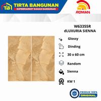 Gambar ROMAN KERAMIK 30 X 60 WALL TILE W63355R dLUXURIA SIENNA KERAMIK DINDING KW 1 Kayu Glossy Marble dari Tirta Bangunan Kota Depok 3 Tokopedia