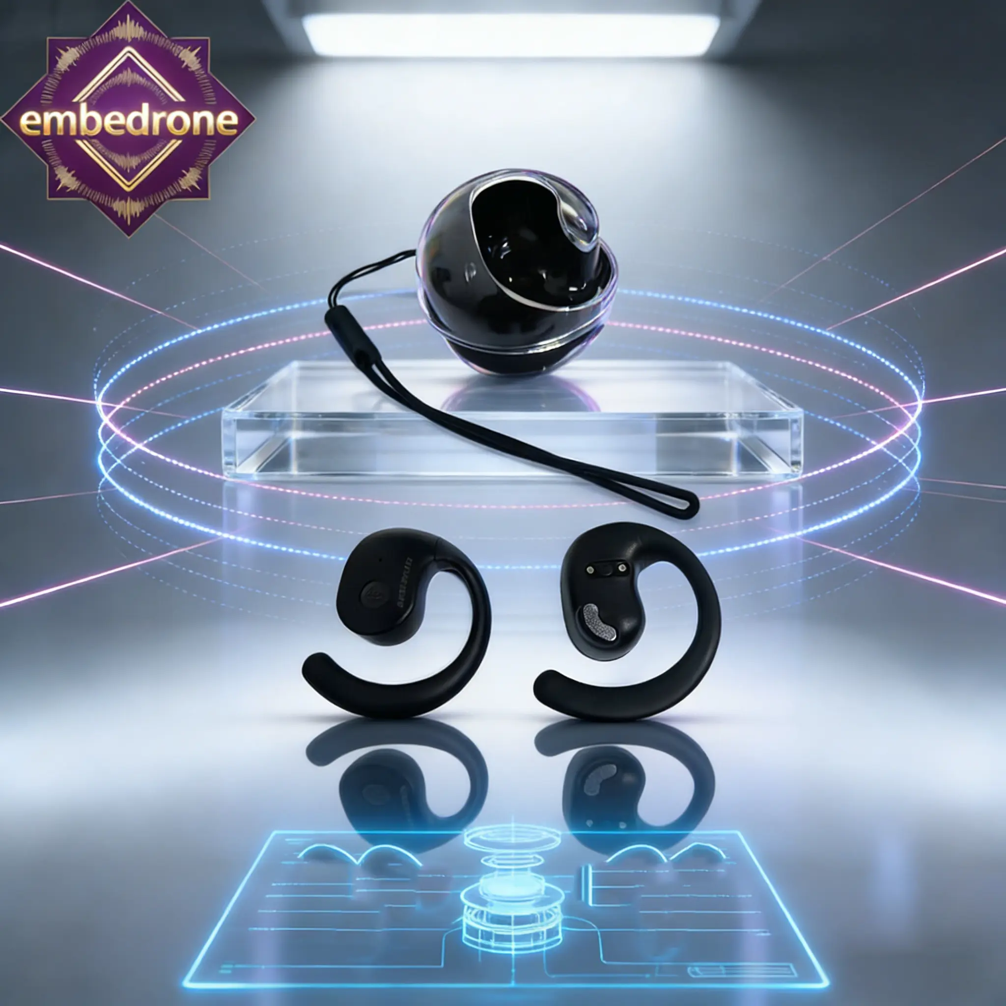 Q10 model baru 2026 earphone nirkabel warna hitam