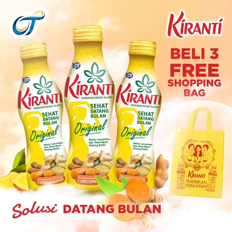 KIRANTI ORIGINAL SEHAT DATANG BULAN 150ml - [ISI 3 BOTOL] 0