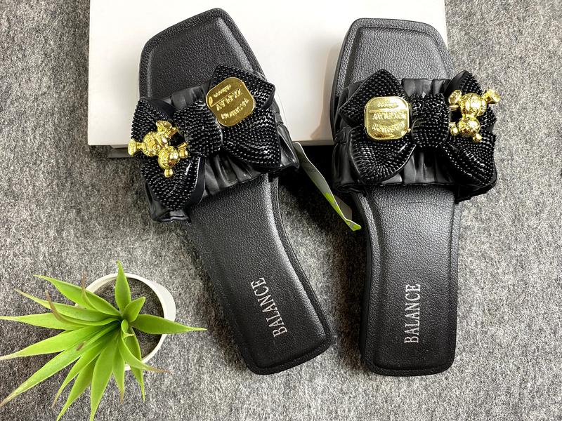Sandal Wanita Balance Teplek Slop Motif Pita Cantik Nyaman Lentur Anti Slip Kuat 268x17 jelly 7