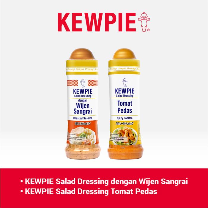 Gambar KEWPIE Bundling 5 (KEWPIE Salad Dressing Dengan Wijen Sangrai 200 ml & KEWPIE Salad Dressing Tomat Pedas 200 ml) dari Kewpie Indonesia Kota Tangerang Tokopedia
