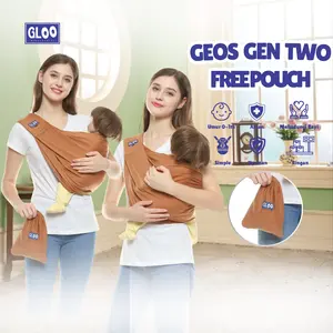 Gendongan Bayi Samping Instan Baby Pouch Busa Premium Gloo Baby 1 layer