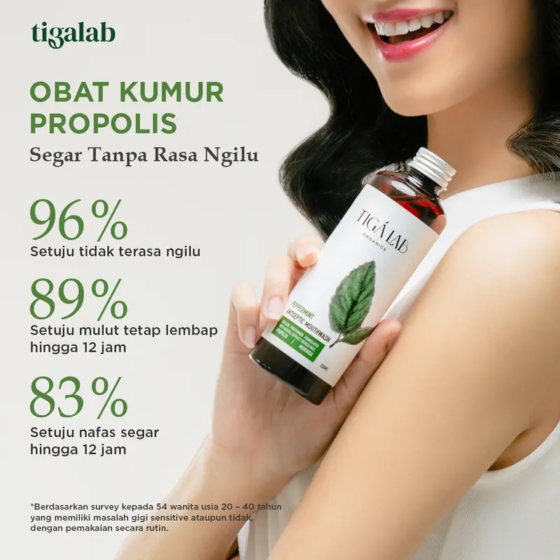 Tiga Lab Organics Antiseptic Mouthwash - Peppermint 250 Ml 3